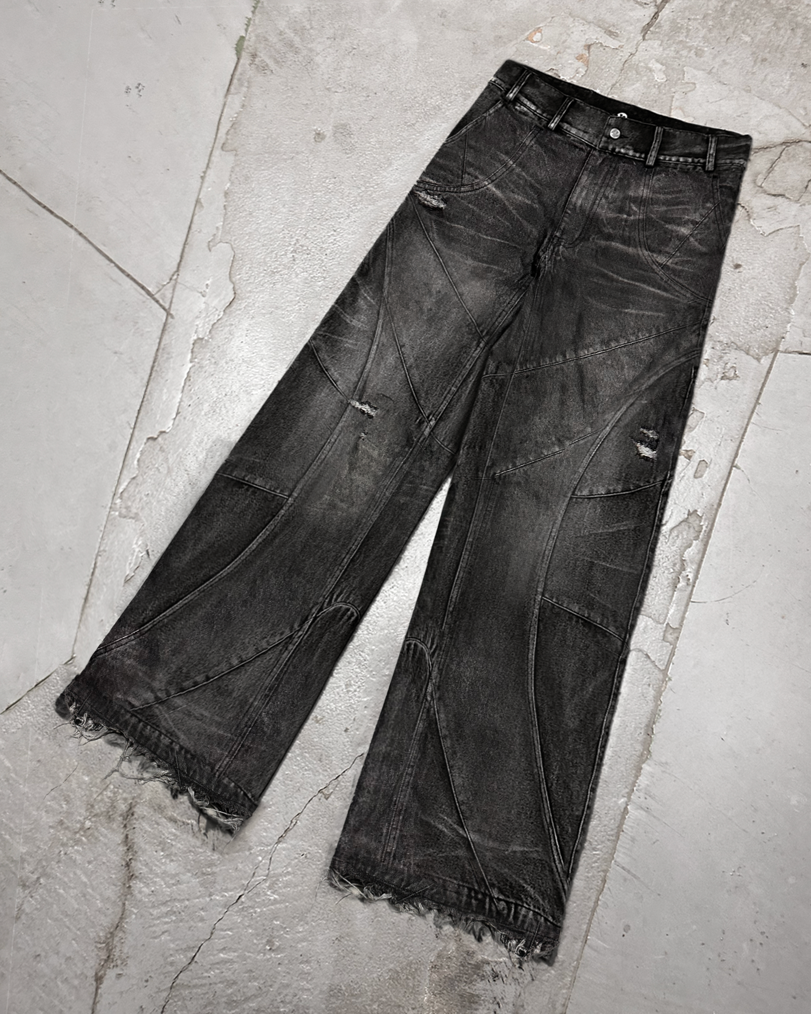 INVERTWEB DENIM BLACK